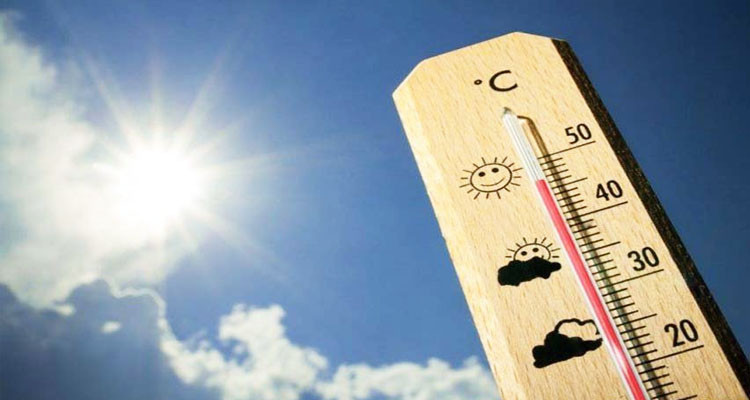 ارتفاع في درجات الحرارة