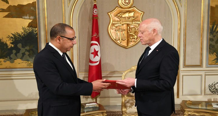 هشام المشيشي وقيس سعيد