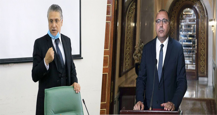 المشيشي يلتقي  نبيل القروي