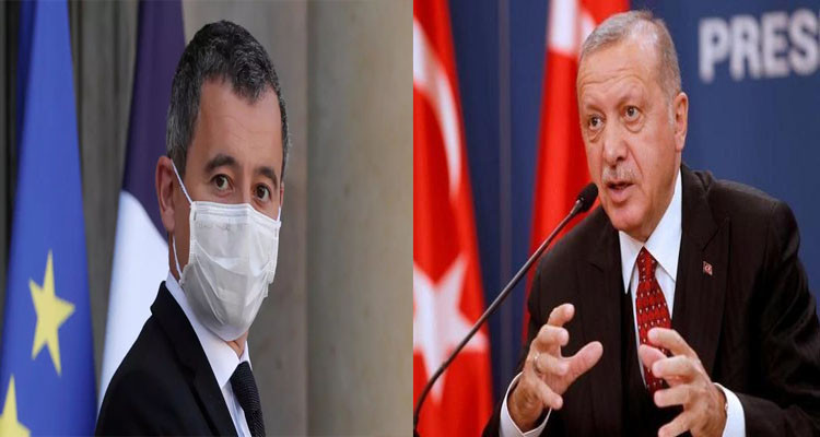 وزسر الداخلية الفرنسي وأردوغان