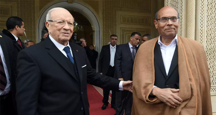 المنصف المرزوقي والباجي قائد السبسي