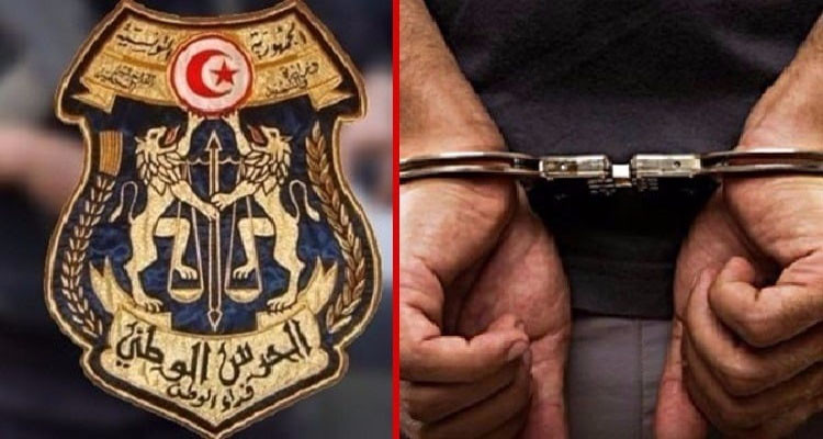 الحرس الوطني القبض على شخص