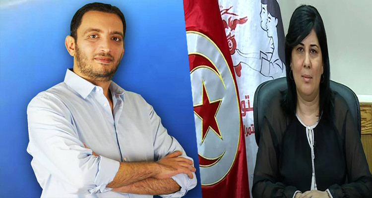 ياسين العياري عبير موسي