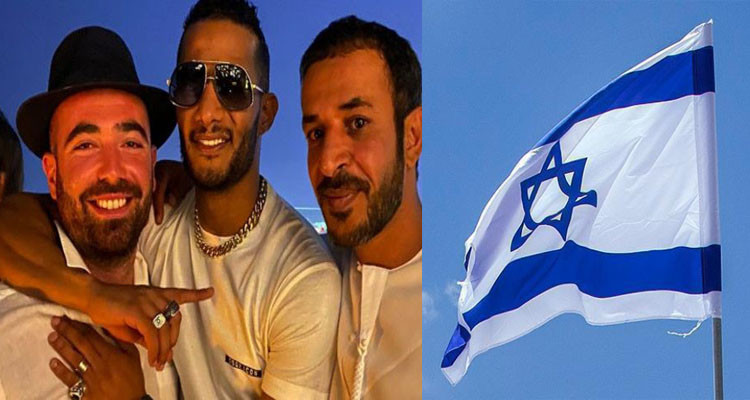 محمد رمضان مع فنان اسرائيلي