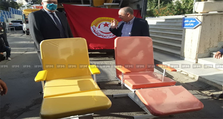 هبة من اتحاد الشغل الى وزارة الصحة