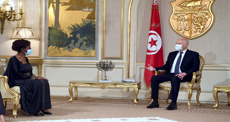 رئيس الدولة يستقبل الأمينة العامة للمنظمة الدولية للفرنكفونية (فيديو)