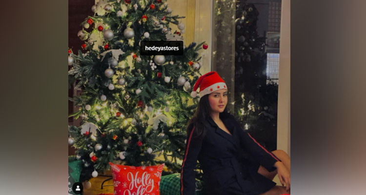 رشا بن معاوية تحتفل بعيد ميلاد المسيح