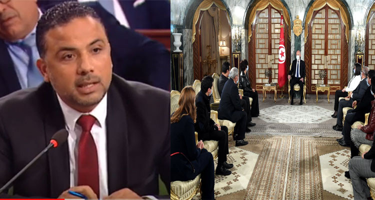 سيف الدين مخلوف واجتماع قيس سعيد بالنواب