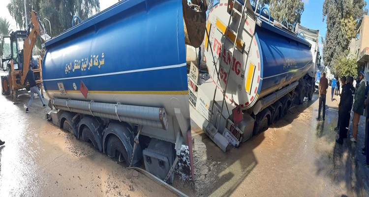 شاحنة حفرة قبلي