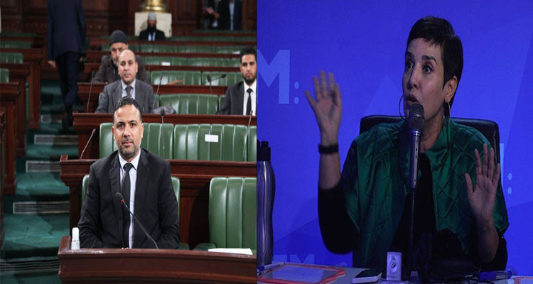 سنية الدهماني وسيف الدين مخلوف