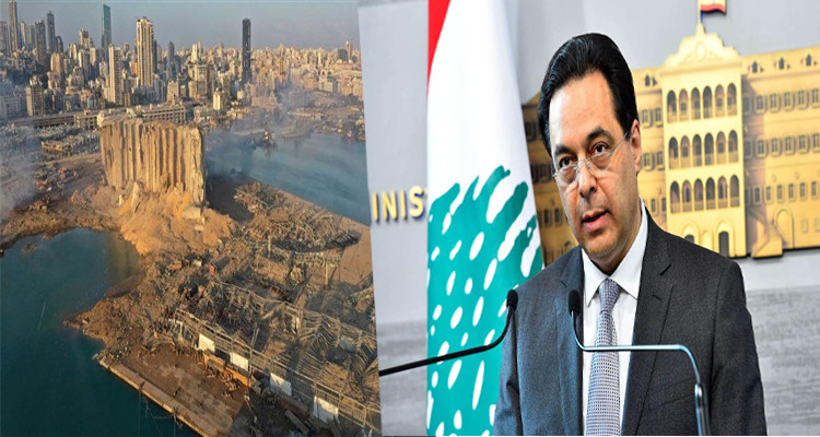 لبنان انفجار حسان دياب