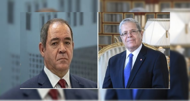 وزير الخارجية عثمان الجرندي وصبري بوقادوم