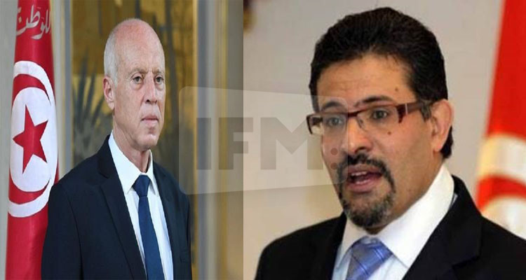 رفيق عبد السلام وقيس سعيد