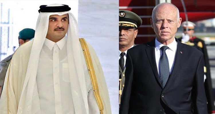 امير قطر قيس سعيّد