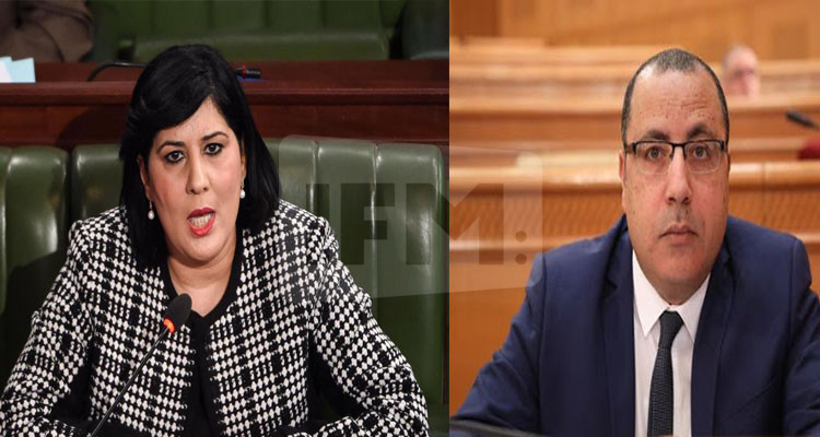 عبير موسي وهشام المشيشي