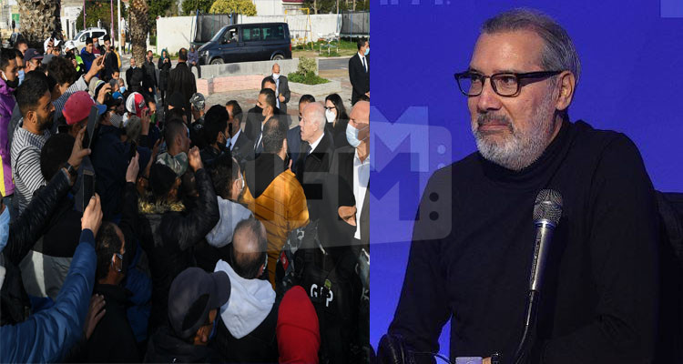 برهان بسيس يعلق على زيارة قيس سعيد إلى المنيهلة