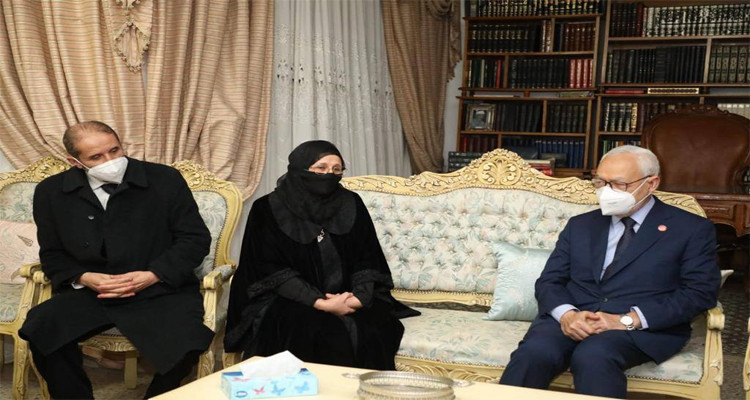 راشد الغنوشي حسن الغضباني عزاء