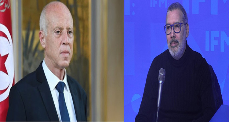 برهان بسيس وقيس سعيد