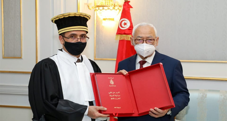 راشد الغنوشي نجيب القطاري محكمة المحاسبات التقرير السنوي