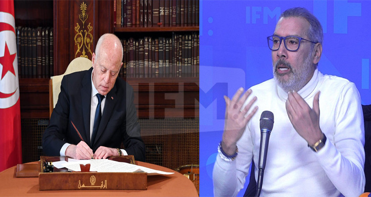 برهان بسيس وقيس سعيد