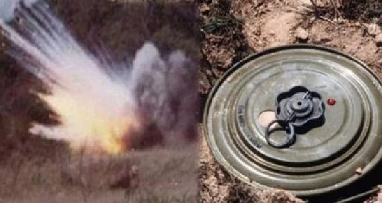 انفجار لغم جبل سمامة طفلة اصابة