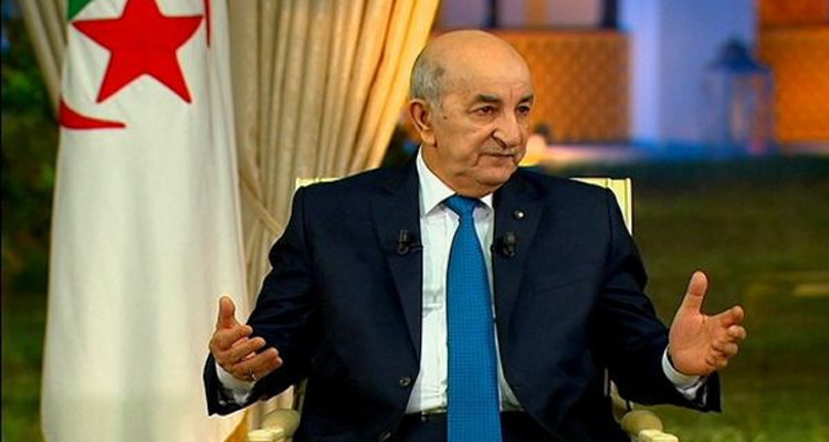 عبد المجيد تبون الجزائر حل البرلمان