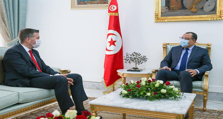 لقاء بين المشيشي وسفير تركيا بتونس