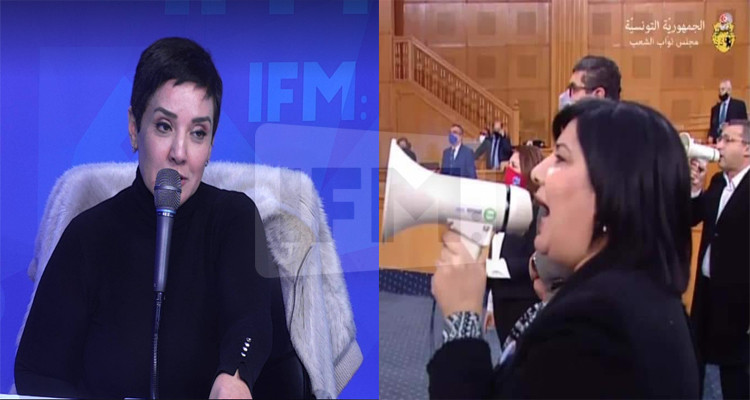 سنية الدهماني وعبير موسي