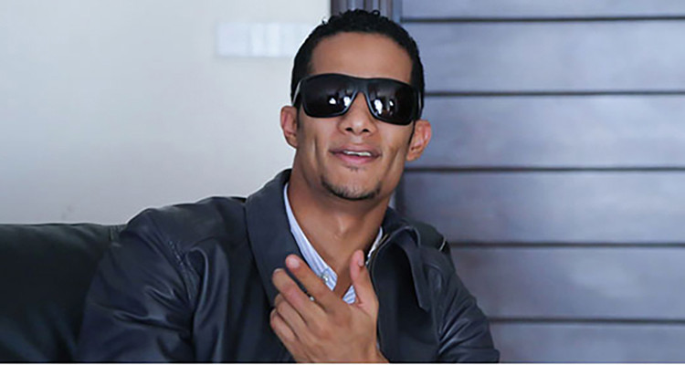 محمد رمضان مصاب بحروق
