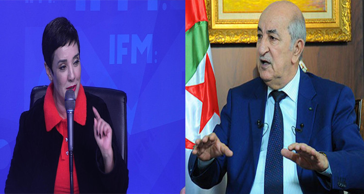 سنية الدهماني وعبد المجيد تبون