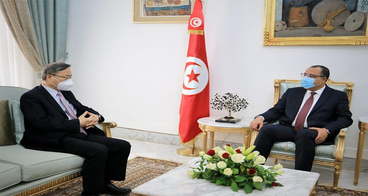 المشيشي وسفير الصين بتونس