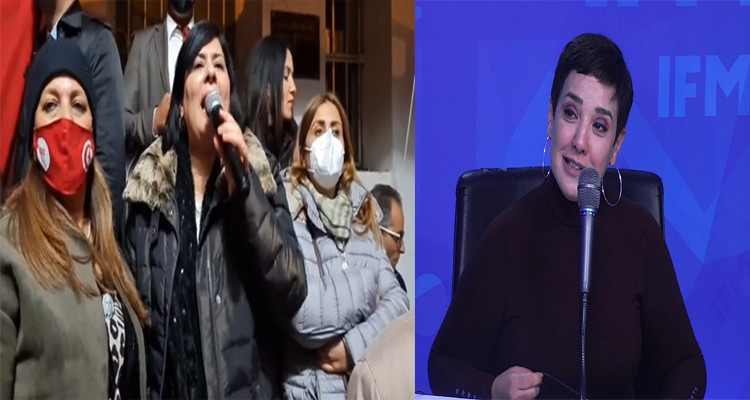 سنية الدهماني واعتصام الدستوري الحر