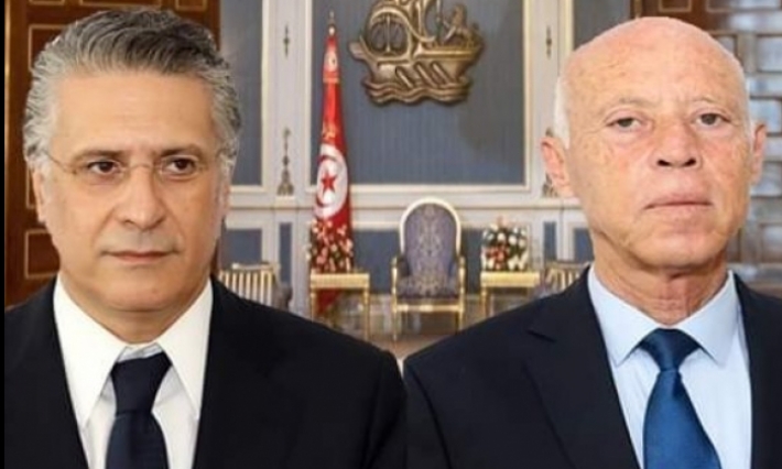 حملة نبيل القروي تطالب بتأجيل الانتخابات إلى حين تساوي الفرص مع قيس سعيّد 