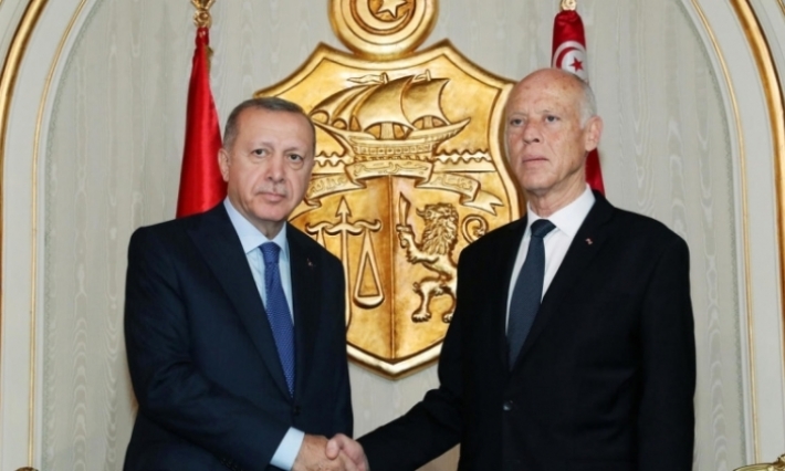 رئاسة الجمهورية: أردوغان لم يطلب من الرئيس سعيد استعمال المجالين الجوي والبحري لتونس 