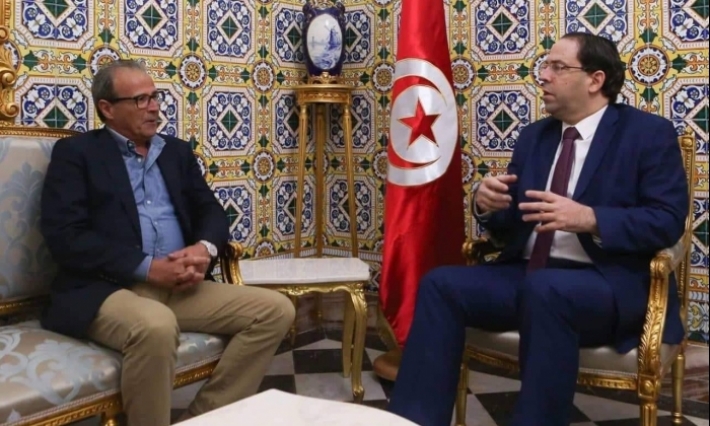 يوسف الشاهد يستقبل رئيس النادي الرياضي الصفاقسي 