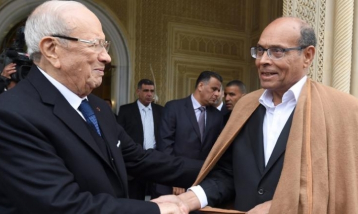 المنصف المرزوقي: تعازي الحارة للشعب التونسي في فقدان رئيسه 