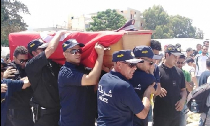 تشييع جثمان شهيد الوطن مهدي الزمالي إلى مثواه الأخير