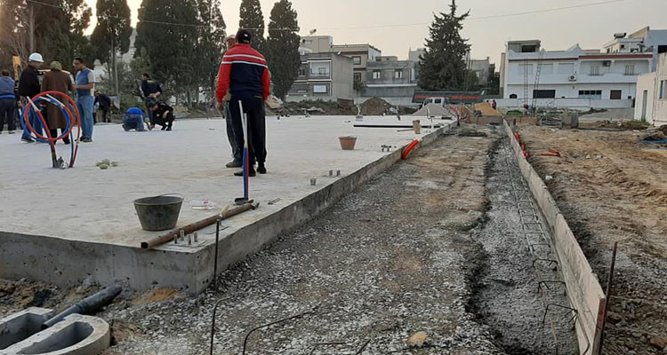 انجاز وحدة كوفيد 19 في رأس الجبل