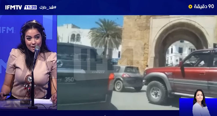اختناق مروري بمنطقة باب بحر في أول أيام الحجر الموجه (فيديو)