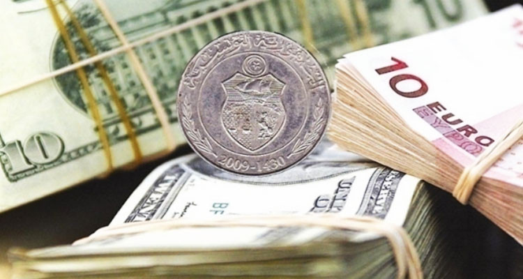 البنك المركزي ينفي تسجيل هبوط حاد في سعر صرف الدينار مقارنة بالأورو 
