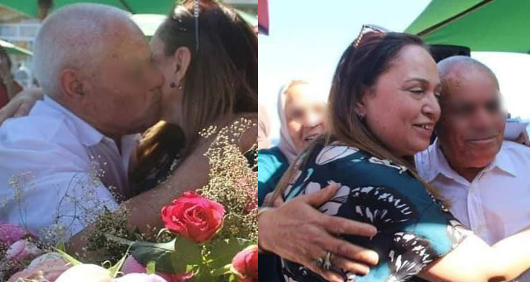 نصاف بن علية تكشف سبب معانقتها وتقبيلها لمن حضروا حفل تكريمها بقليبية