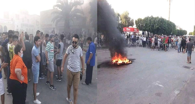 اعتبرت أن الفريق كان ضحية مظلمة تحكيمية: جماهير الشبيبة تحتج وتغلق الطريق