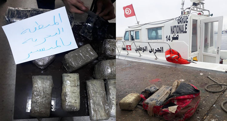 حجز حوالي 10 كغ من "الزطلة" بشاطئ جزيرة قوريا الصغرى وفي سهلول