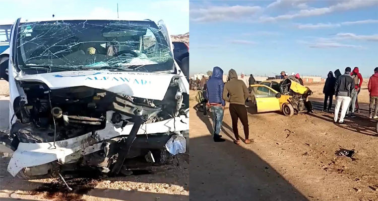وفاة شخصين وإصابة آخرين في حادث بالطريق الرابطة بين الحامة ومطار قابس