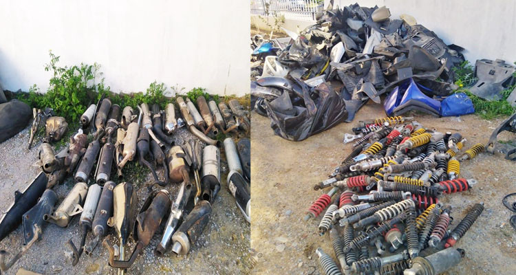 بومهل: إيقاف شخص سرق كمية هامة من قطع غيار الدراجات النارية