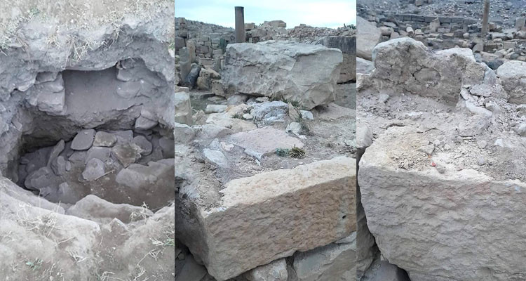 القصرين: الموقع الاثري سيدي عقبة بسبيبة يتعرض إلى النبش والاعتداء