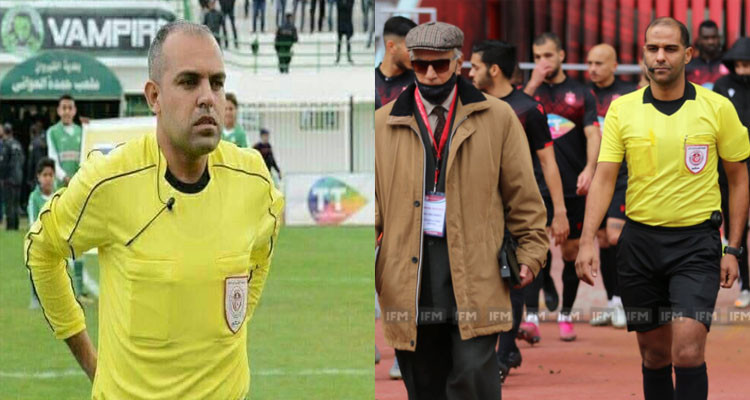 حكم مباراة النجم الساحلي والملعب التونسي يتعرض إلى حادث مرور