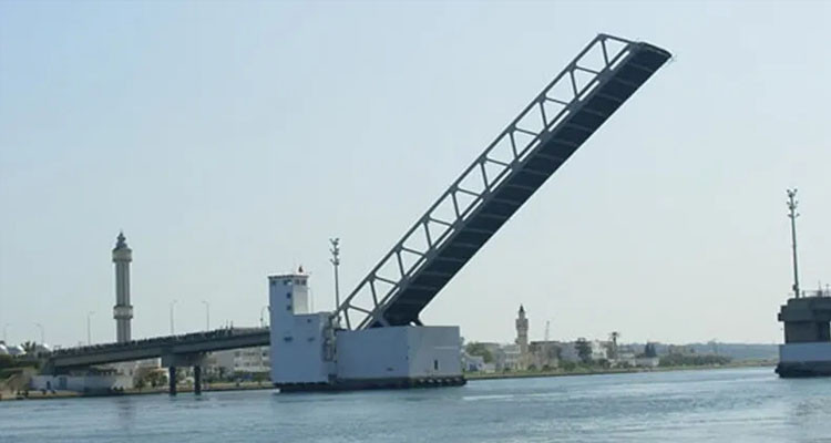 التوقيت الجديد لفتح الجسر المتحرك ببنزرت تبعا لإقرار حظر الجولان