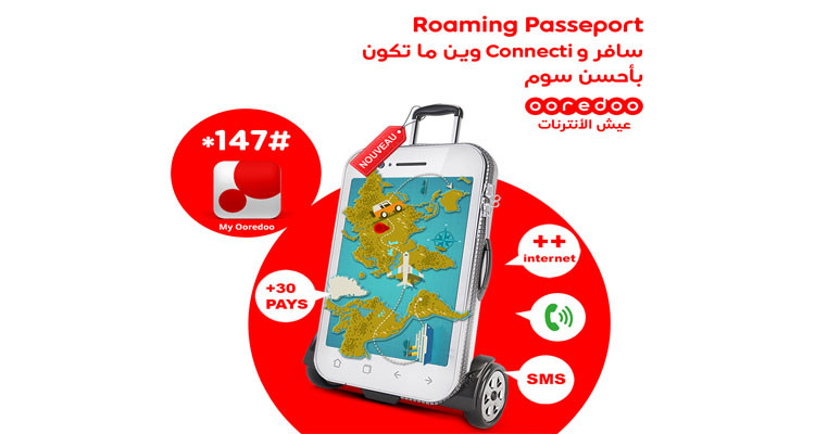 Ooredoo votre partenaire voyage par excellence dans 38 destinations !