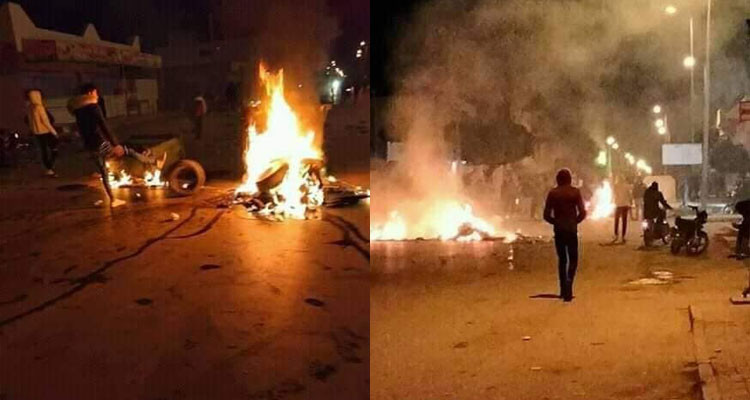 تجدد المواجهات في المكنين والأمن يستعمل الغاز المسيل للدموع